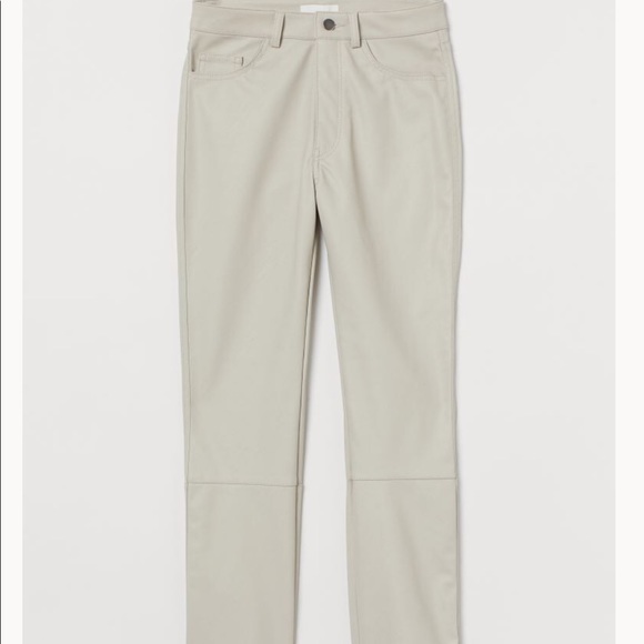 SOLD! BRAND NEW! H&M Faux Leather Pants - Picture 2 of 3